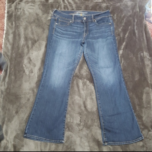 SHORT AMERICAN EAGLE KICKBOOT SUPER STRETCH JEANS - Picture 2 of 8